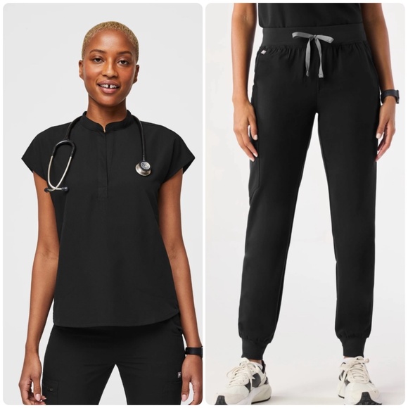 Figs Rafaela Oversized Top & Zamora Jogger Scrub Set - Picture 1 of 14